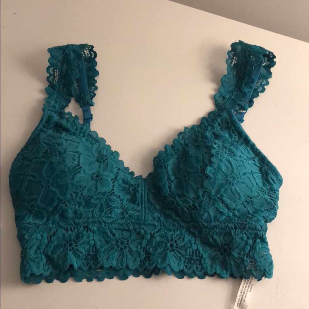 Teal adjustable bralette